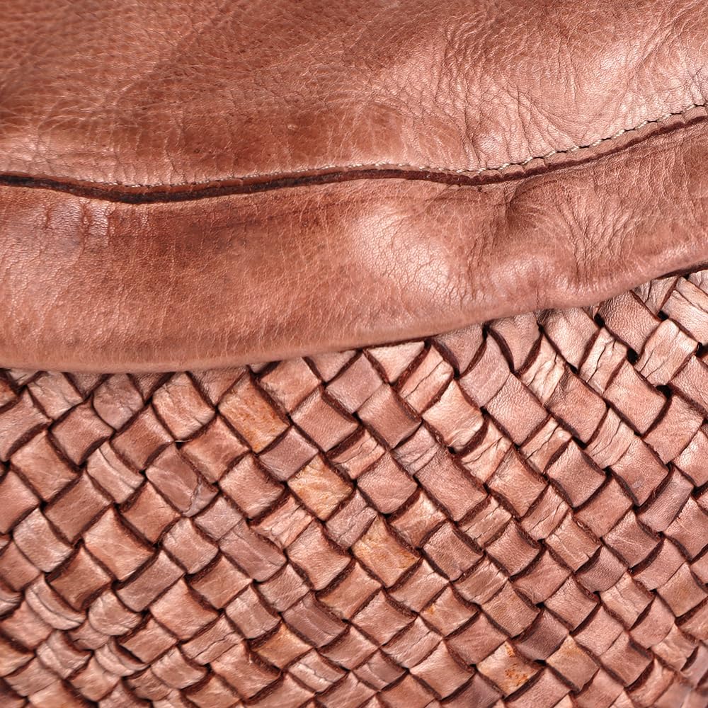 Never Mind Nmbgm148B Fanny Pack Vintage Handmade Genuine Cowhide Leather Women Bag Western Handbag Purse