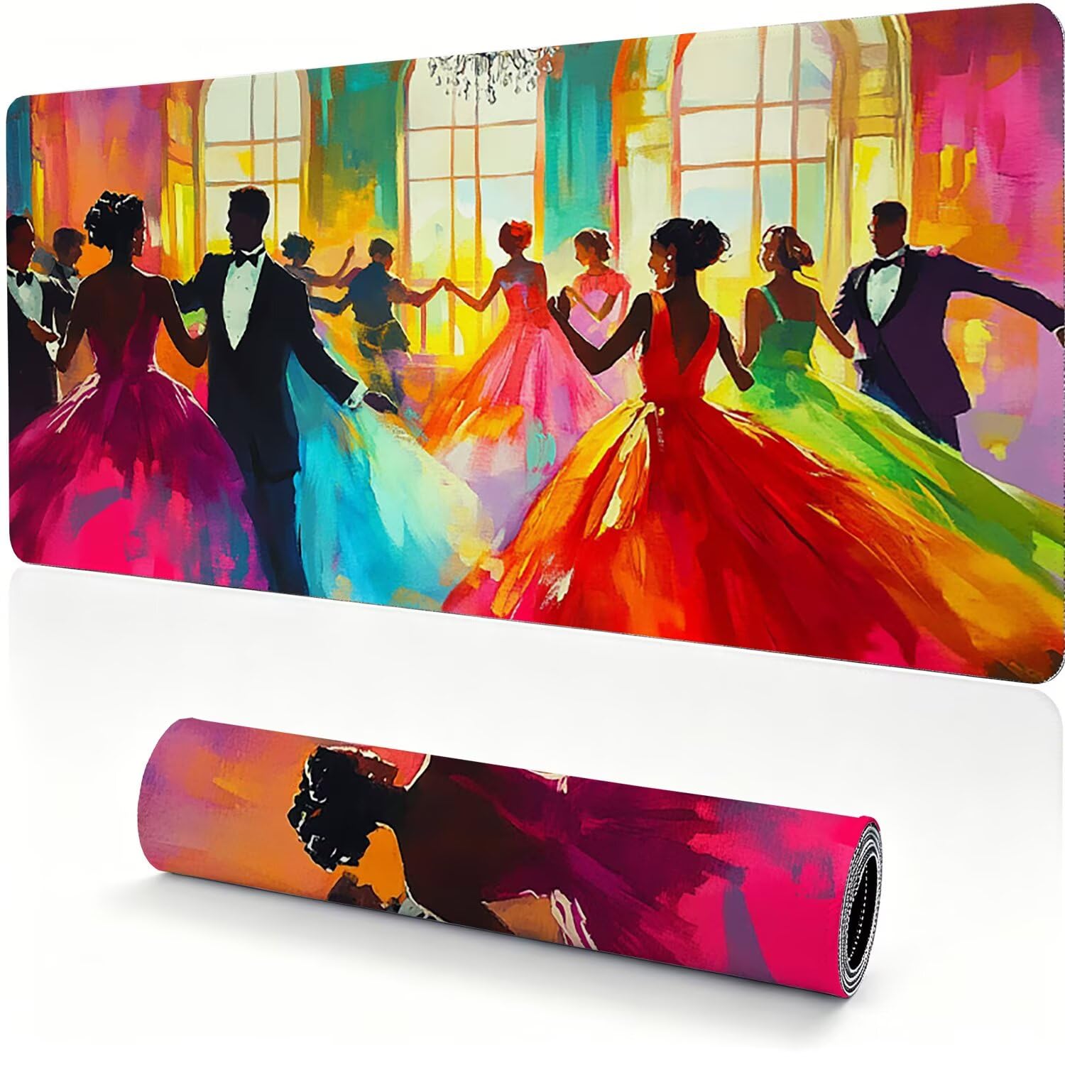 Podkładka pod mysz XXL 1200 x 600 x 4 mm, duża podkładka na biurko Retro Kobieta-2 0x0-168