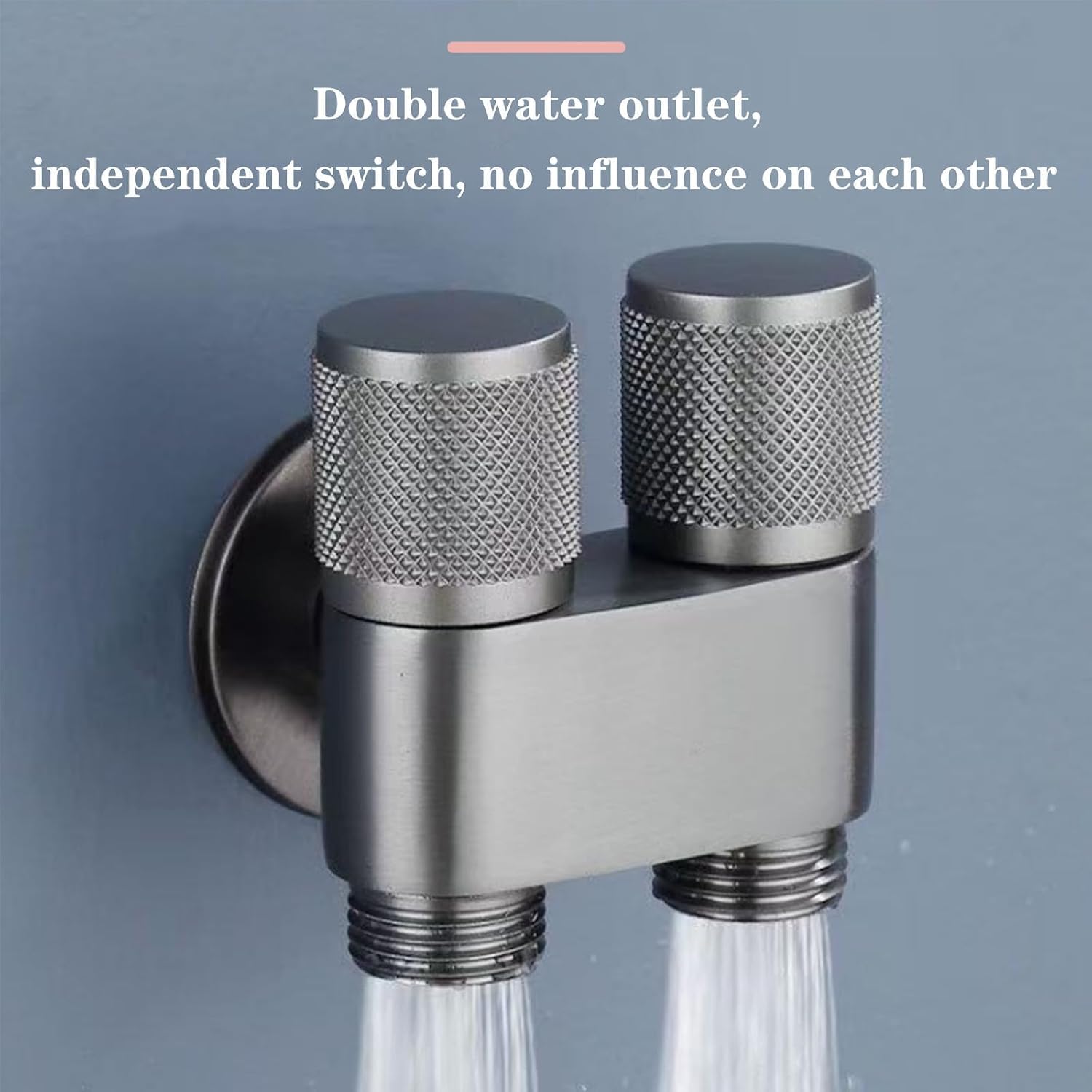 Handheld Toilet Bidet Sprayer for Toilet-Adjustable Water Pressure Control with Bidet Hose for Feminine Wash, Stainless Steel Brushed Nickel Bidet Faucet Cloth Diaper for Baby Wash