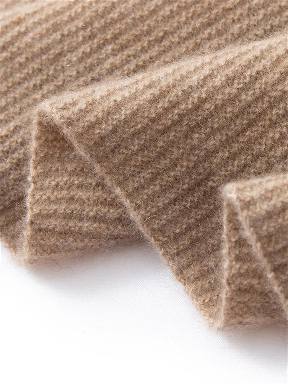 Sciarpa da donna traforata in cashmere, scialle traforata, casual, morbida, calda