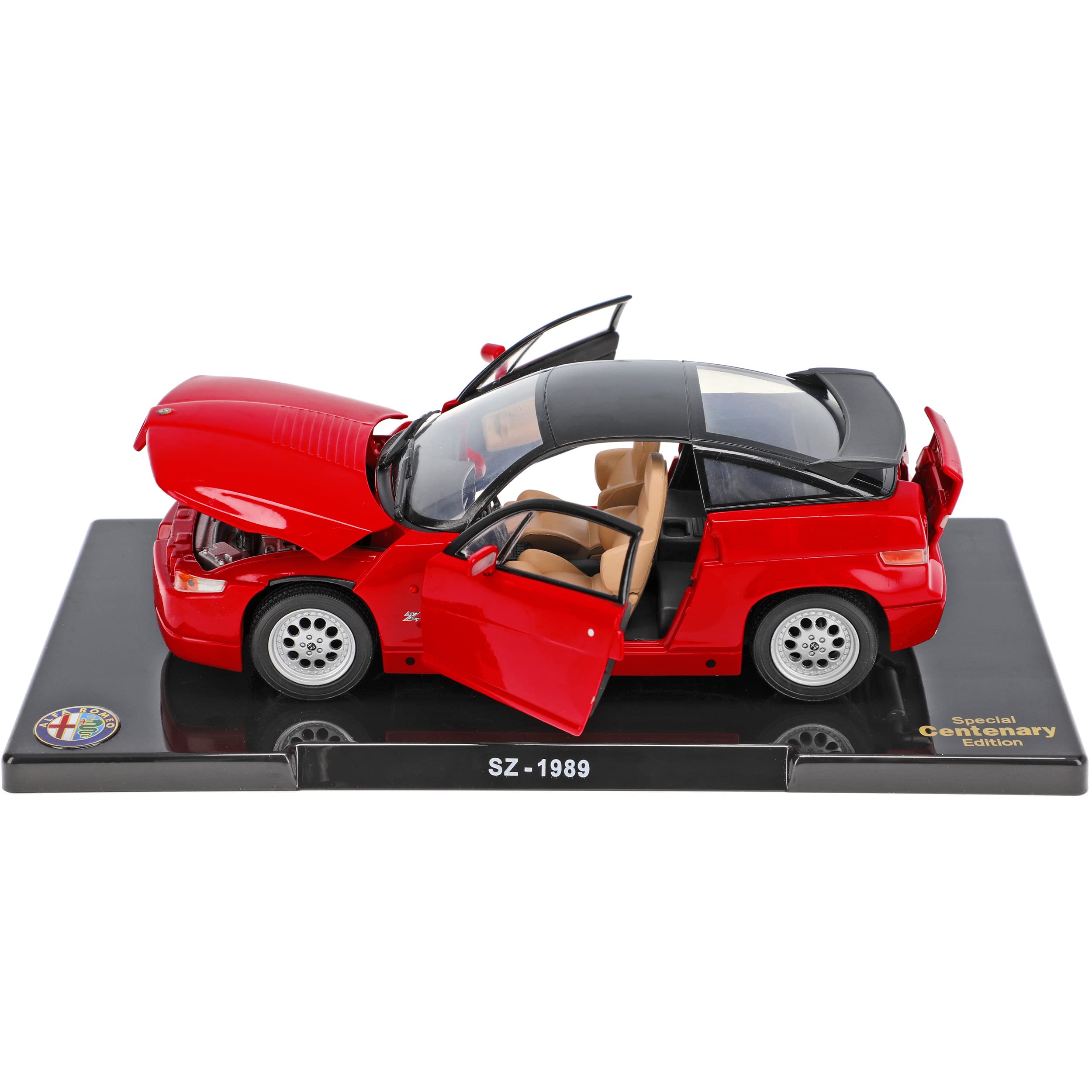 alles-meine.de GmbH Alfa Romeo SZ Coupe Red 1989 1/24 Model