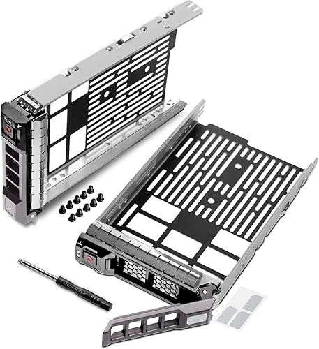 Miniatura 11 de WORKDONE Paquete de 12 unidades – Organizador para discos duros de 3.5 pulgadas – Compatible con servidores Dell PowerEdge seleccionados de 11 a 13ª