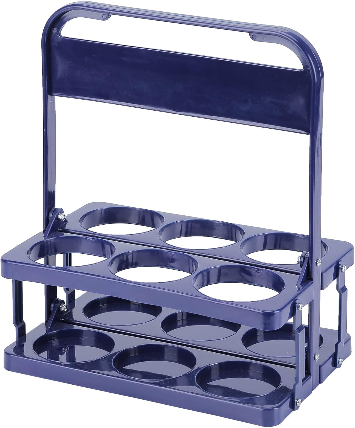 Foldable Cup Holder with Handle, Plastic Drink Delivery