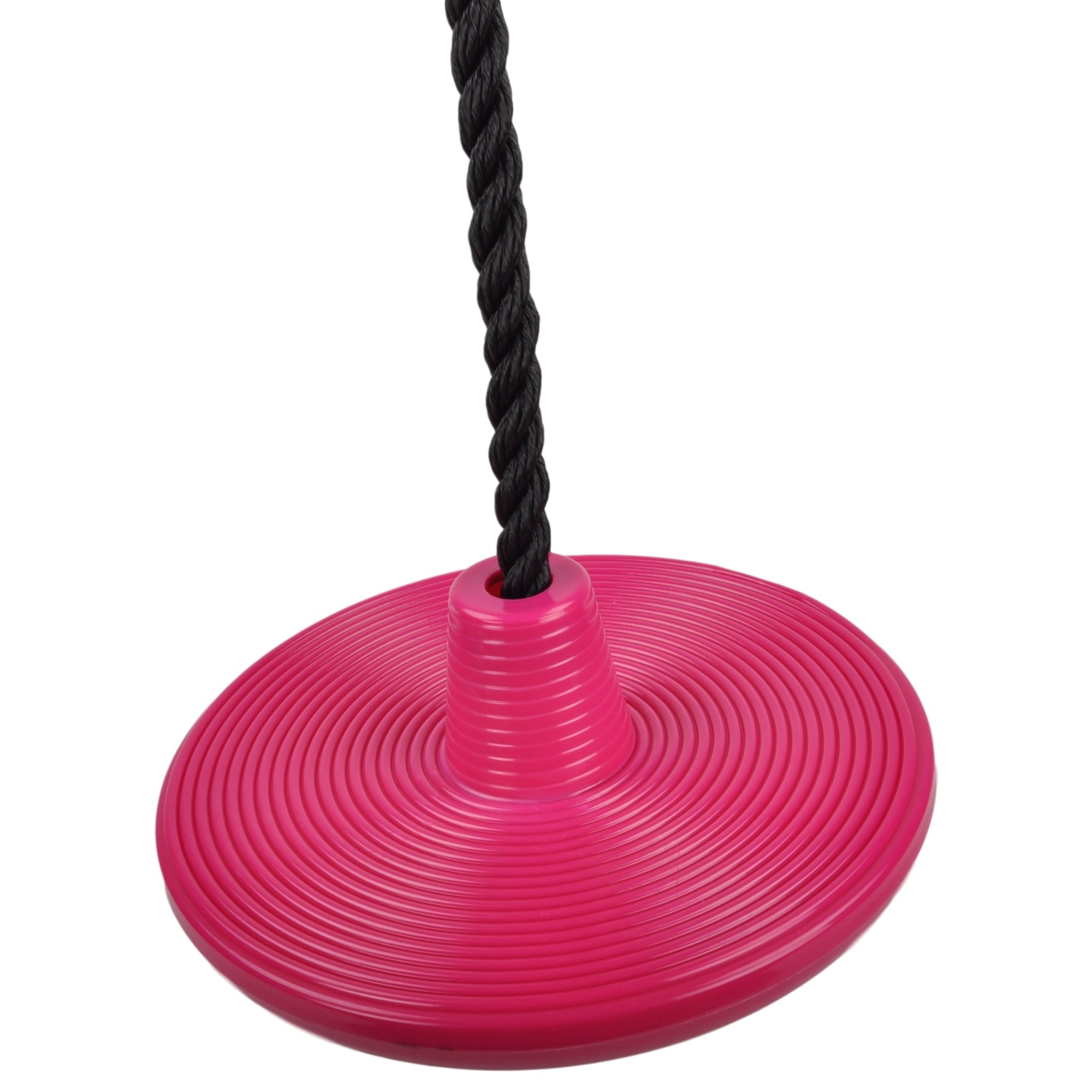 Swing Set Stuff Inc. Cyclone Seat with Rope & SSS Logo Sticker Playground Attachment, Pink