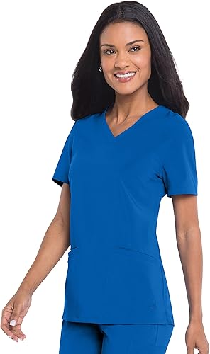 Urbane Performance 9015 - Camiseta médica de ajuste a medida con 3 bolsillos para mujer