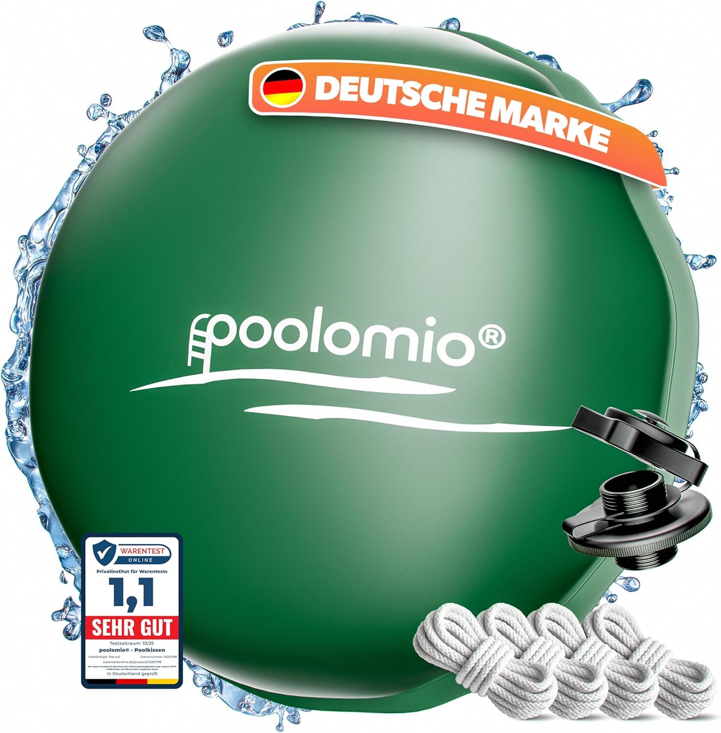 poolomio Poolkissen rund Verschiedene Größen und Formen