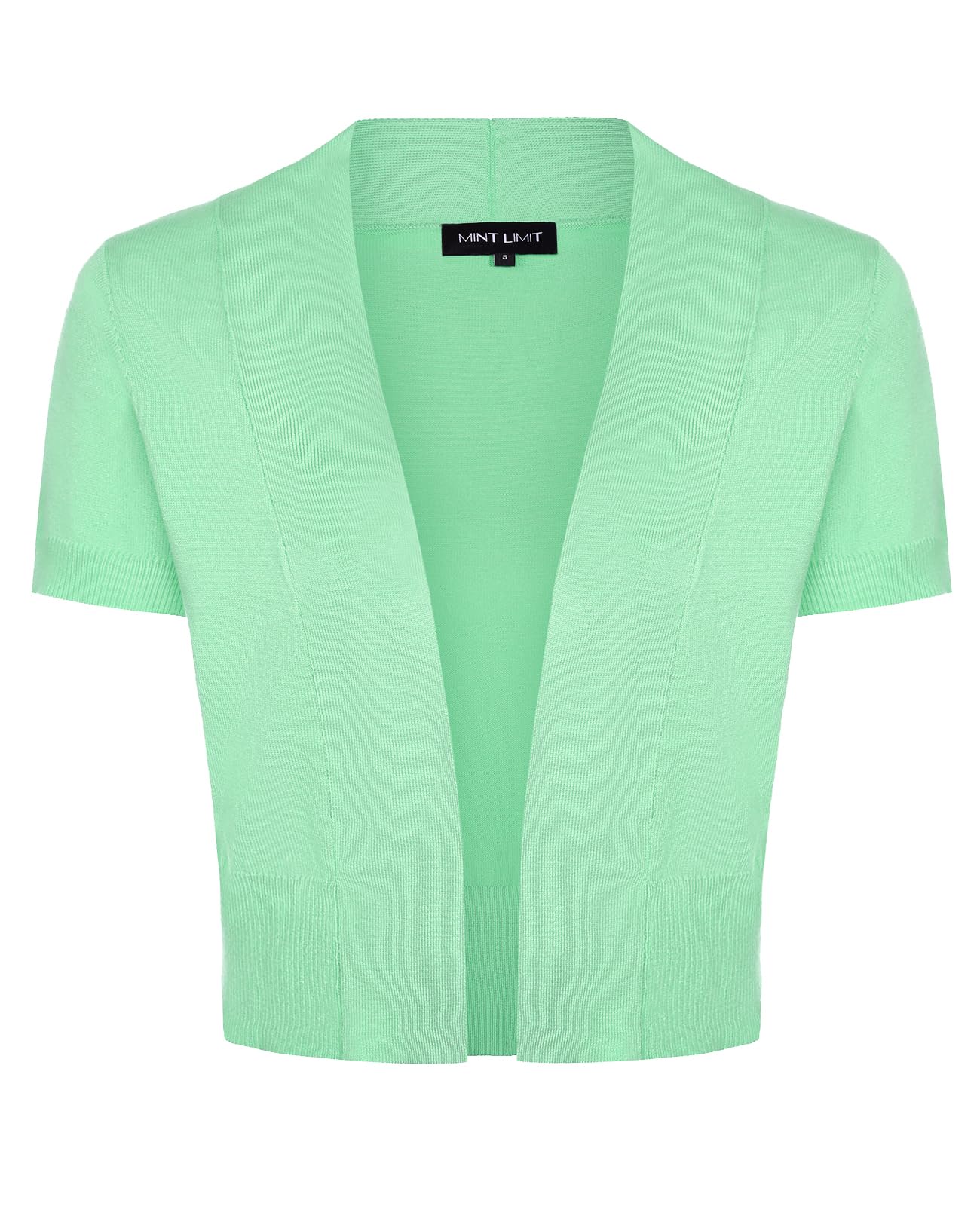 MINTLIMIT Women Shrug Bolero Open Front 3/4 Sleeve Cropped Cardigan Sweater