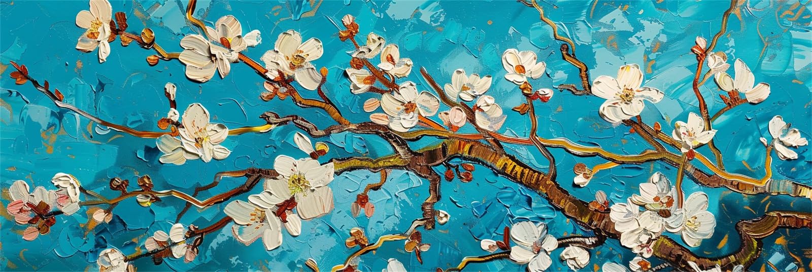 Malen Nach Zahlen Blumen, Kunst Malen Nach Zahlen Erwachsene DIY Paint by Numbers Anfänger Kinder Gemälde inklusive Pinsel und Acrylfarben Ölgemälde Leinwand Bastelset für Frau Geschenke,80x240cm -474