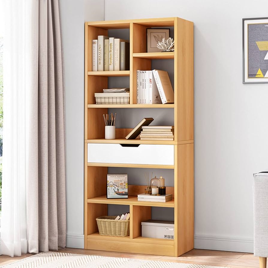 Amazon.com: IOTXY Wooden Open Shelf Bookcase - 61 Inches