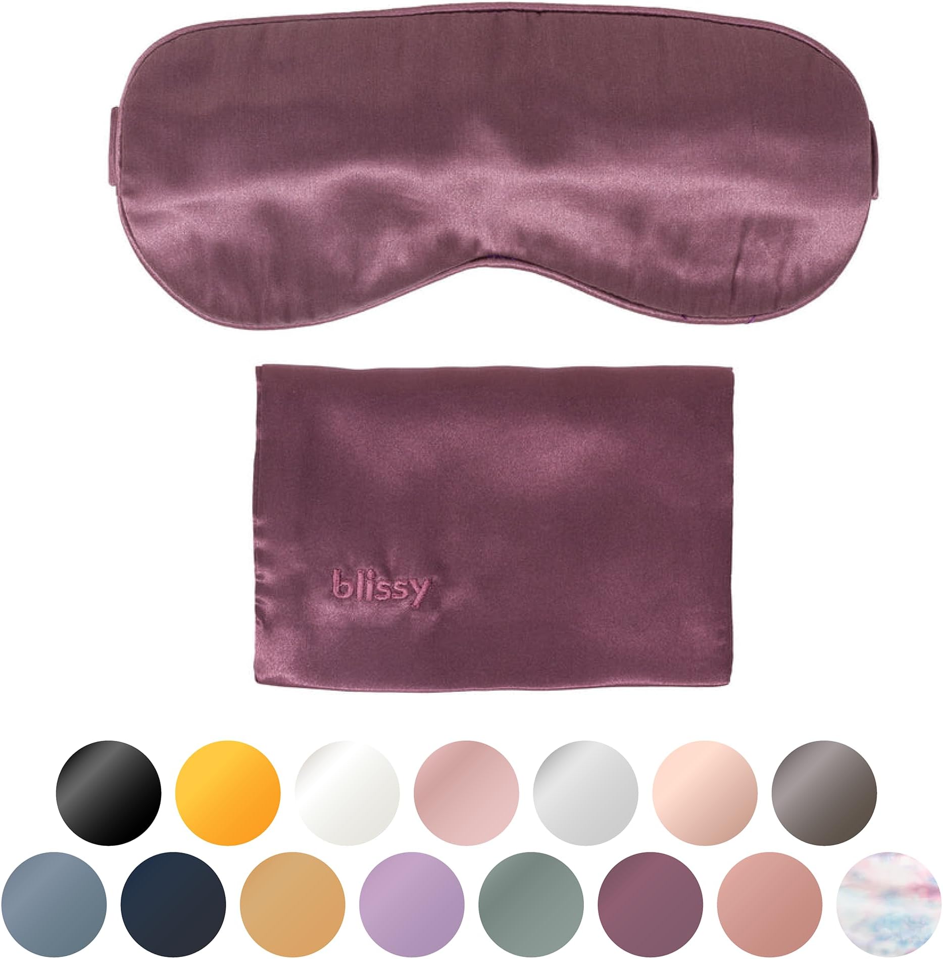 Blissy Silk Sleep Mask Silk Eye Sleeping Mask for Women