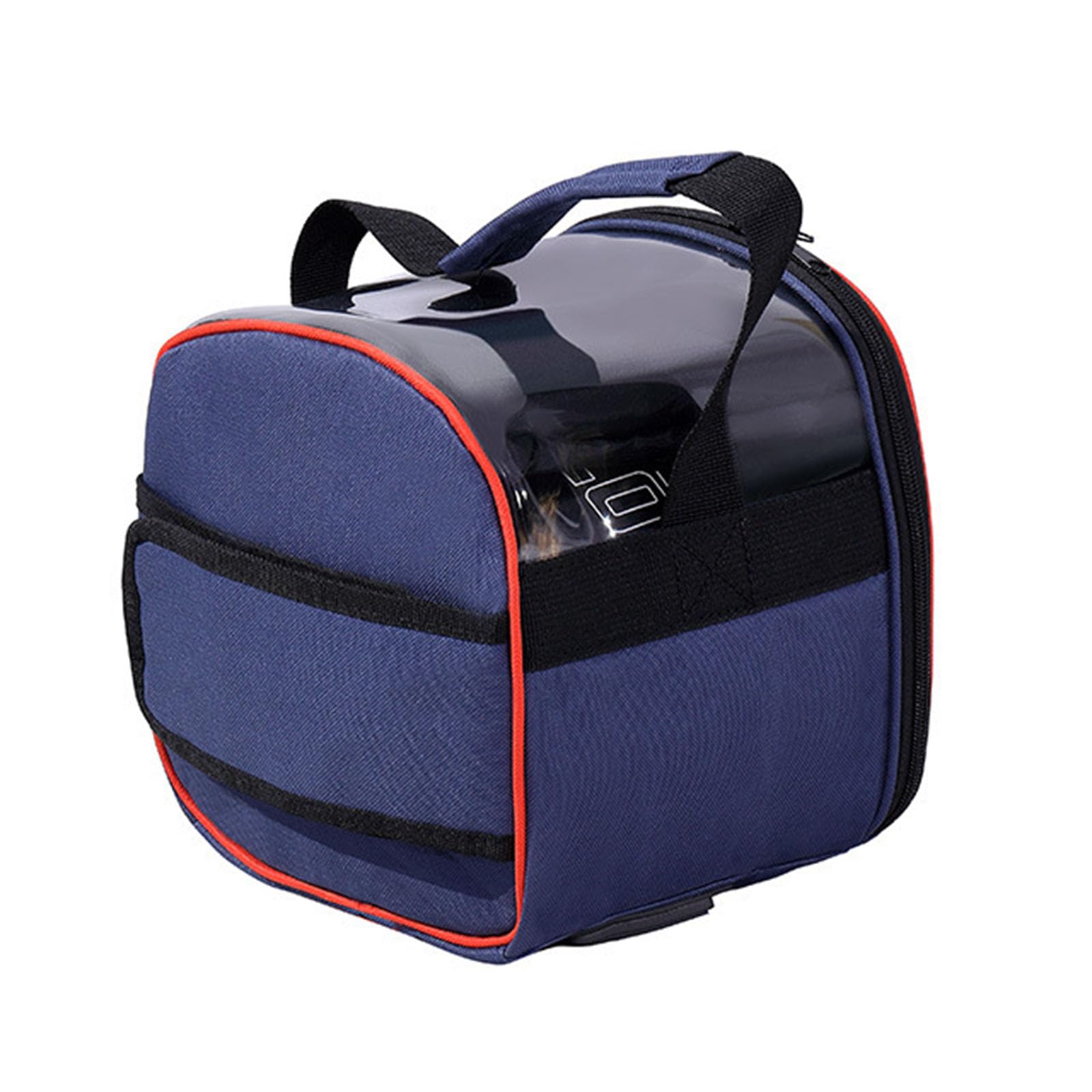 Torba na kulę do kręgli z 1 kulą, torba na piłkę Wyściełany uchwyt na piłkę wszystko do przenoszenia ręcznej kuli do kręgli Putting Ball Roller,Blue