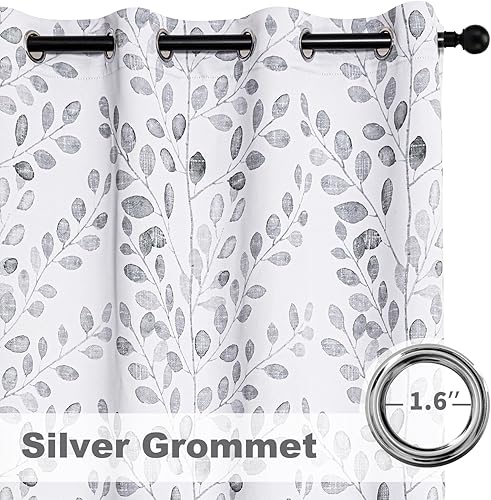 Miniatura 7 de MYSKY HOME Cortinas de sala de estar de 84 pulgadas de largo con aislamiento térmico para oscurecer la habitación, cortinas para comedor, patio,