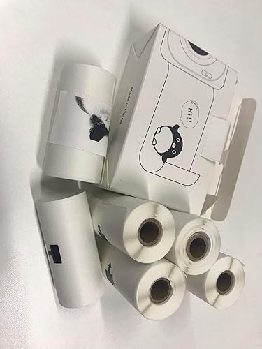 Miniatura 7 de 6 mini impresoras adhesivas de papel térmico para impresora térmica de 2.244 in x 1.181 in para PeriPage A6, impresora portátil de bolsillo portátil