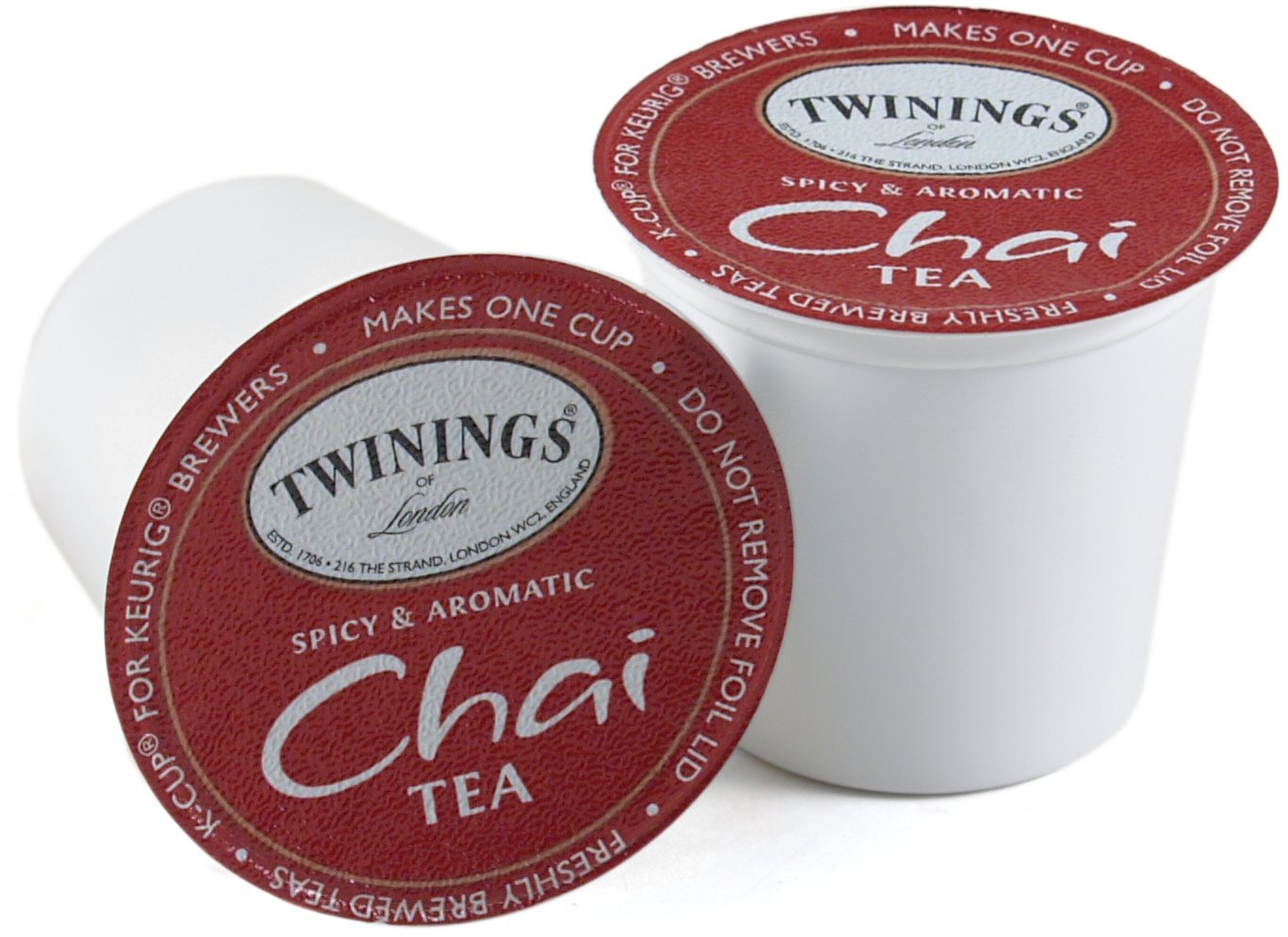 Twinings Chai Tea Single Serve Keurig KCup Pods, 144