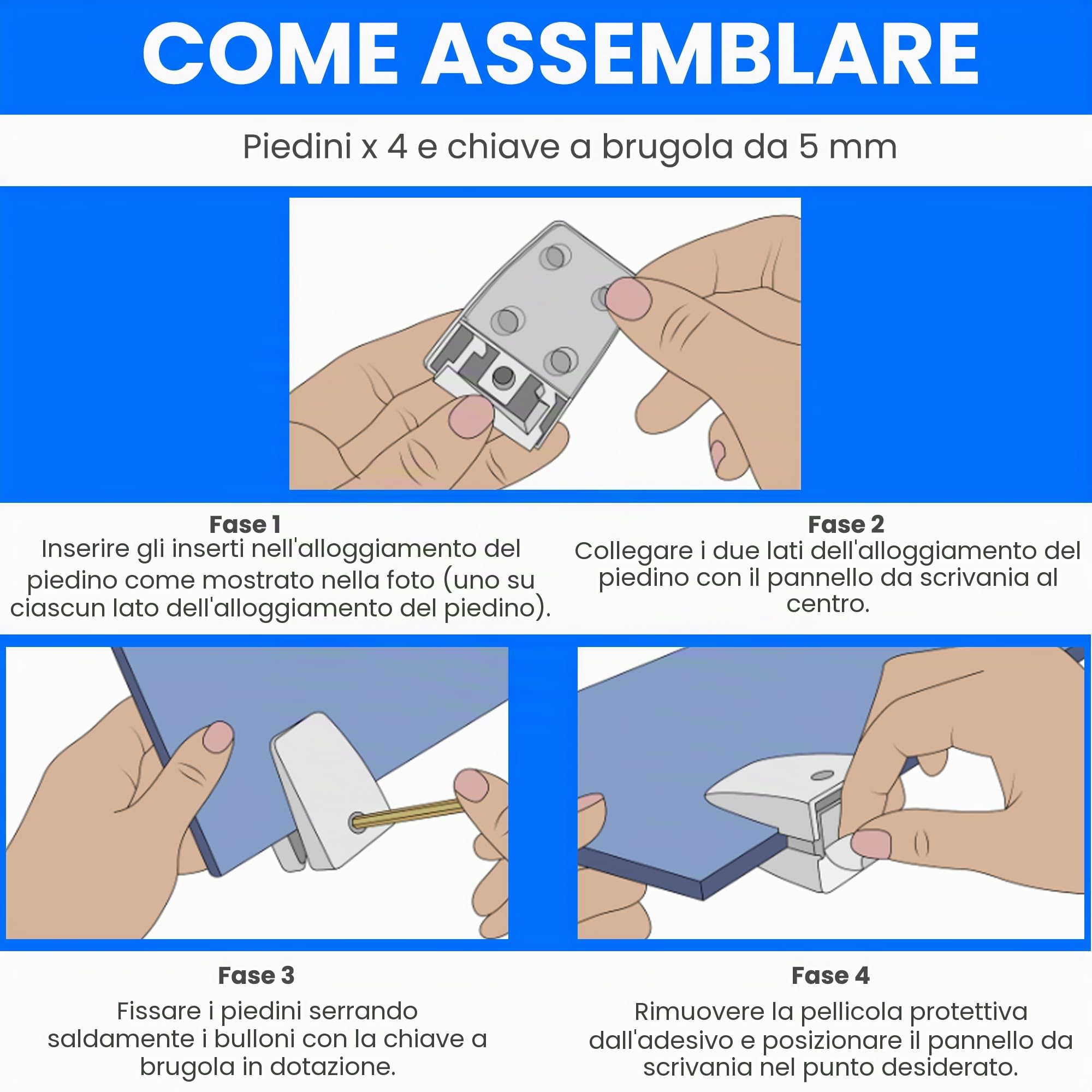 Divisore da scrivania ReFind Pro. Riduzione del rumore acustico e schermo pieghevole per la privacy. Organizzatore da ufficio autoportante. Per scrivanie d'ufficio, scuola e lavoro da casa. [50cm ...