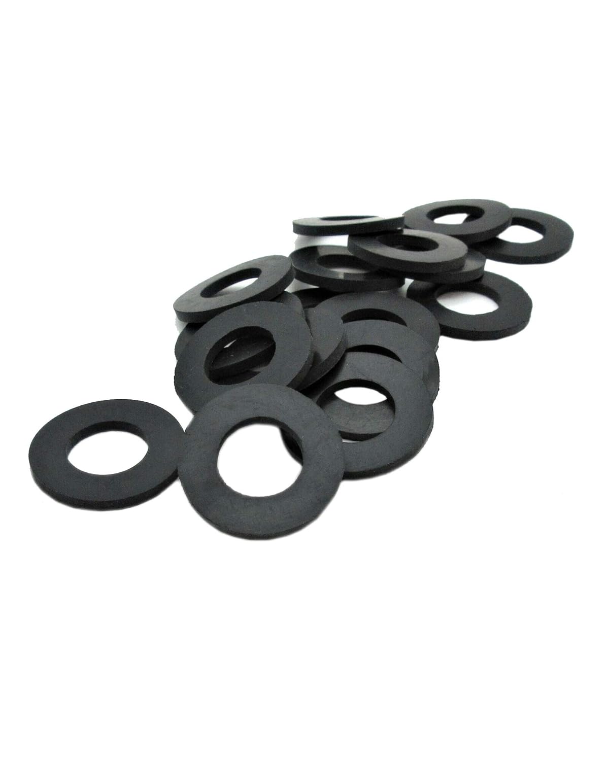 EPDM Rubber Flat Washers - 1 1/4" OD x 5/8" ID x 1/8" Thick - 50 Pack