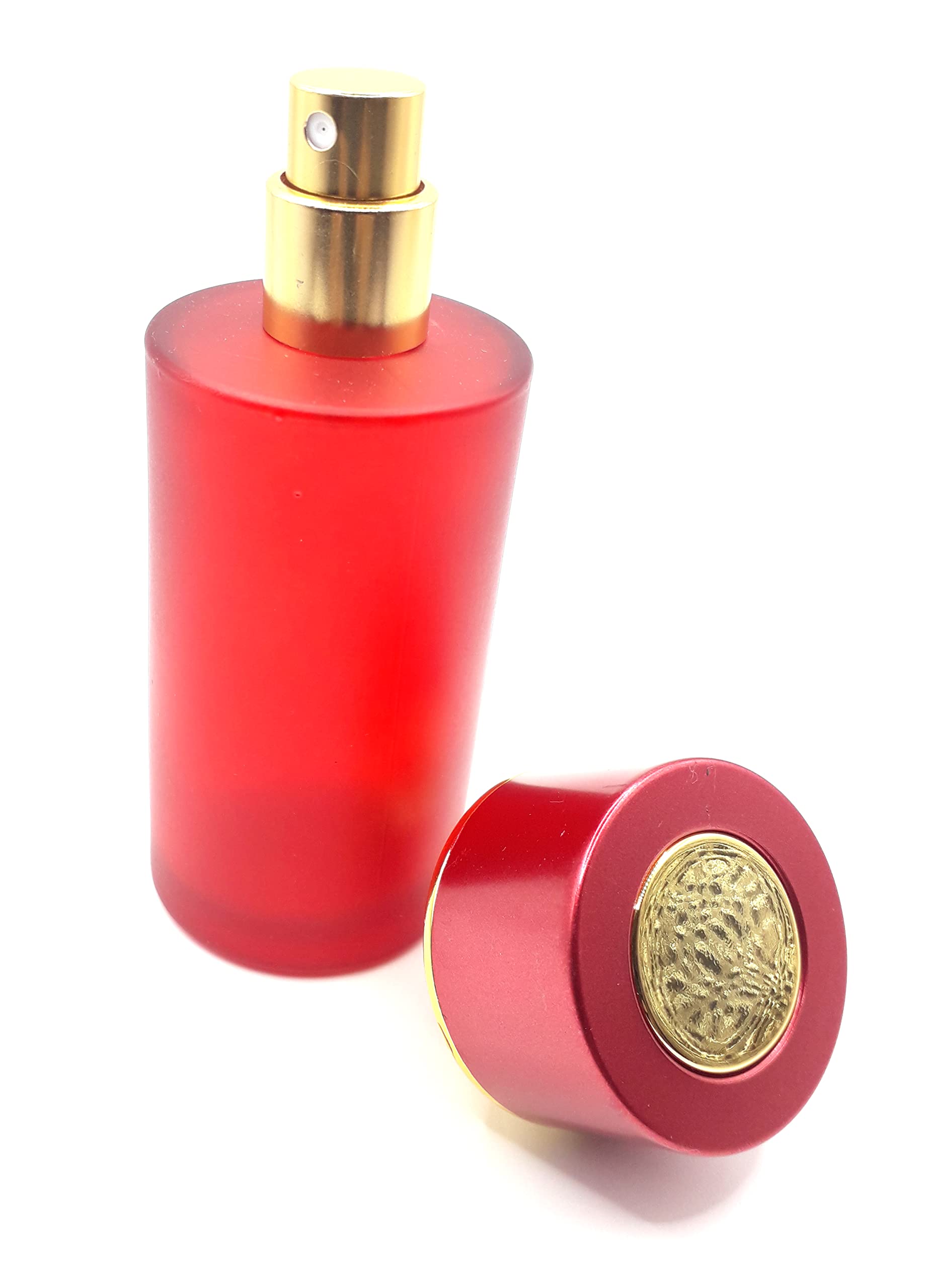 Zénitude Glassworks Red 50Ml Empty Glass Perfume Bottle Matt Effect Le Luxe