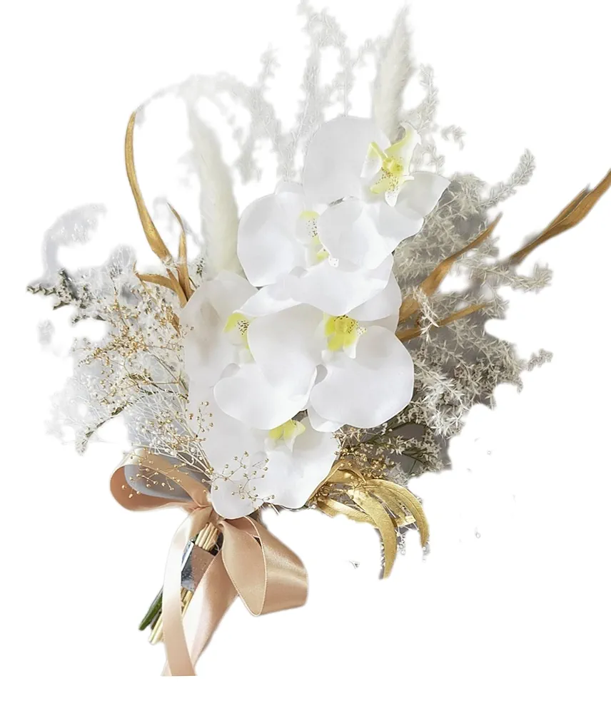 Amazon｜「結婚式ブーケ ブートニアセット」40～43×30～33cm