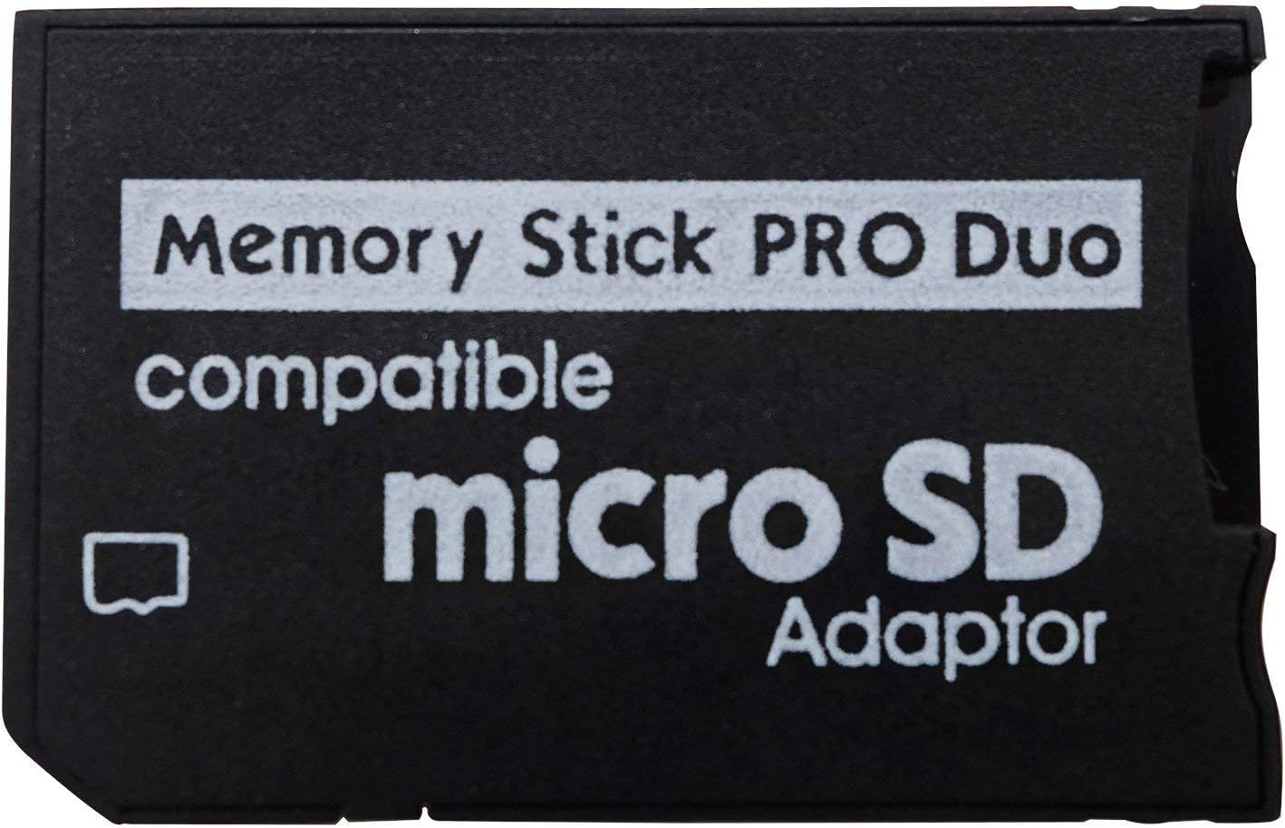 LXSINO PSP Memory Stick Adapter, Micro SD to Memory Stick PRO Duo Card for Sony Playstation Portable, Camera, Handycam