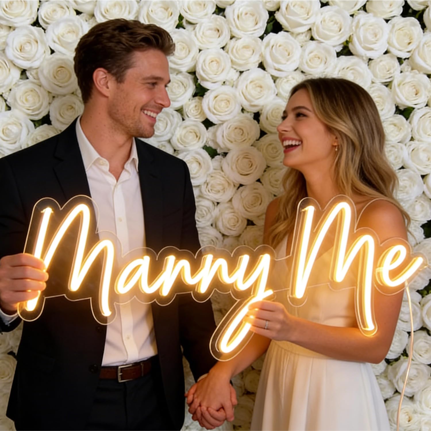 Custom Neon Signs, CRUMBIT Neon Sign Customizable for Wedding Decor, LED Neon Name Sign Personalized for Wall Decor Gifts, Business Sign for Shop