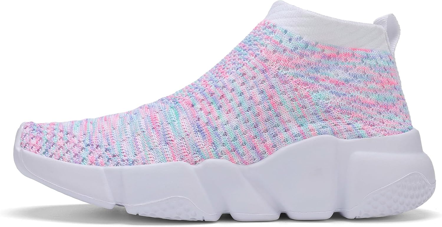 Santiro Boys Shoes Girls Sock Shoes Breathable Knit Slip On Shoes 11.5 Little Kid Mixed Color image 2 of 6 B0F53YC2Q7