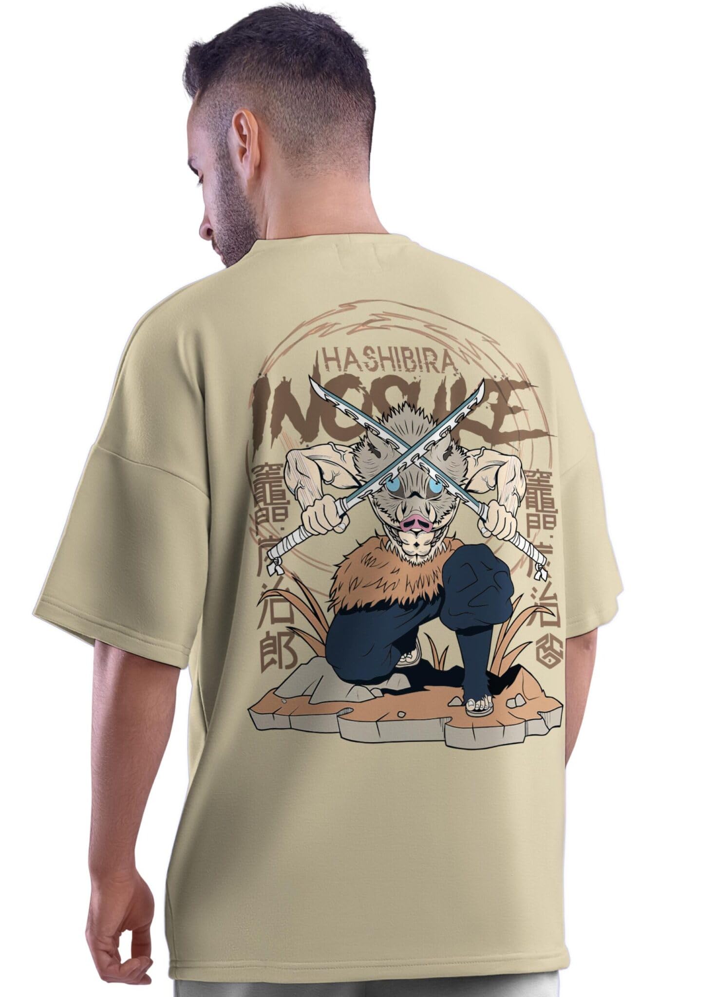 crazymonkHashibira Inosuke Oversized T-Shirt