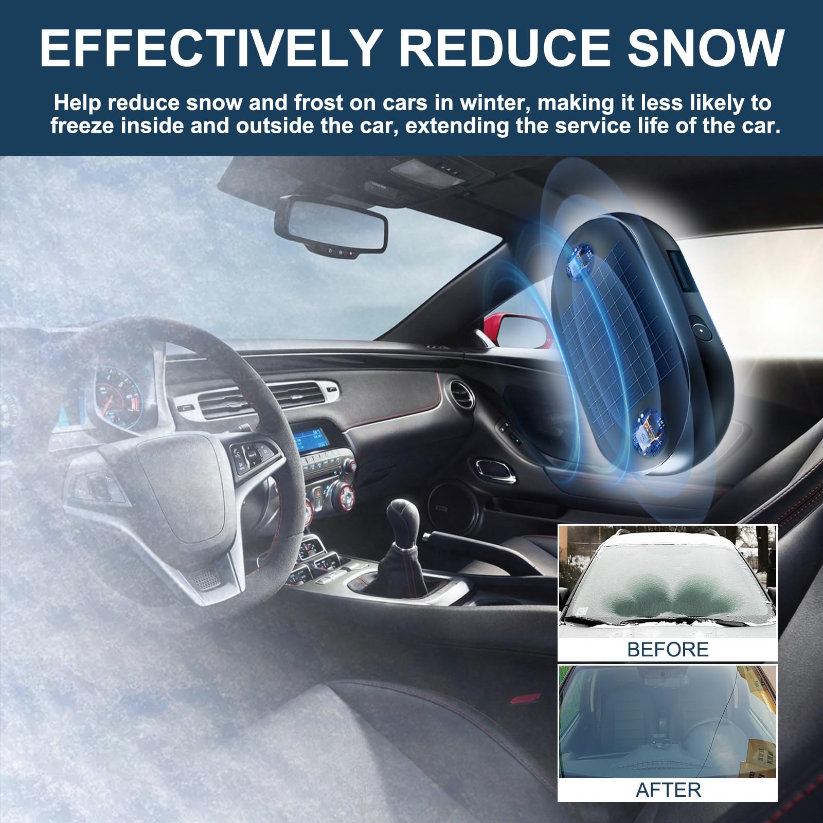 Generico Electromagnetic Car Snow Removal Device 3PCS