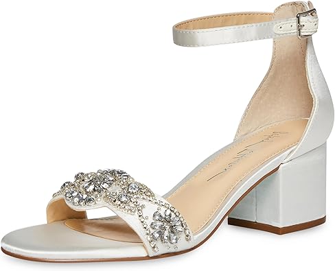Betsey Johnson Womens Mel Heeled Sandal