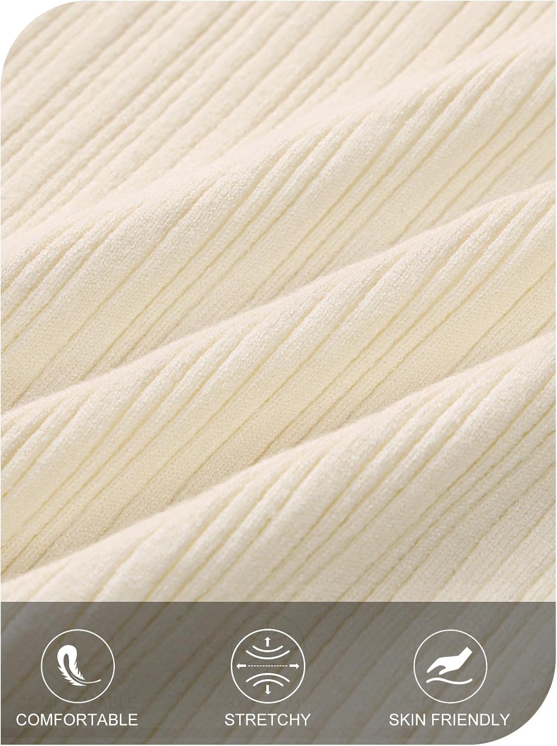 MEROKEETY Women's Fall Long Sleeve Sweater Tops 2025 Boat Neck Ribbed Asymmetric Lightweight Knit Shirts - Image 4