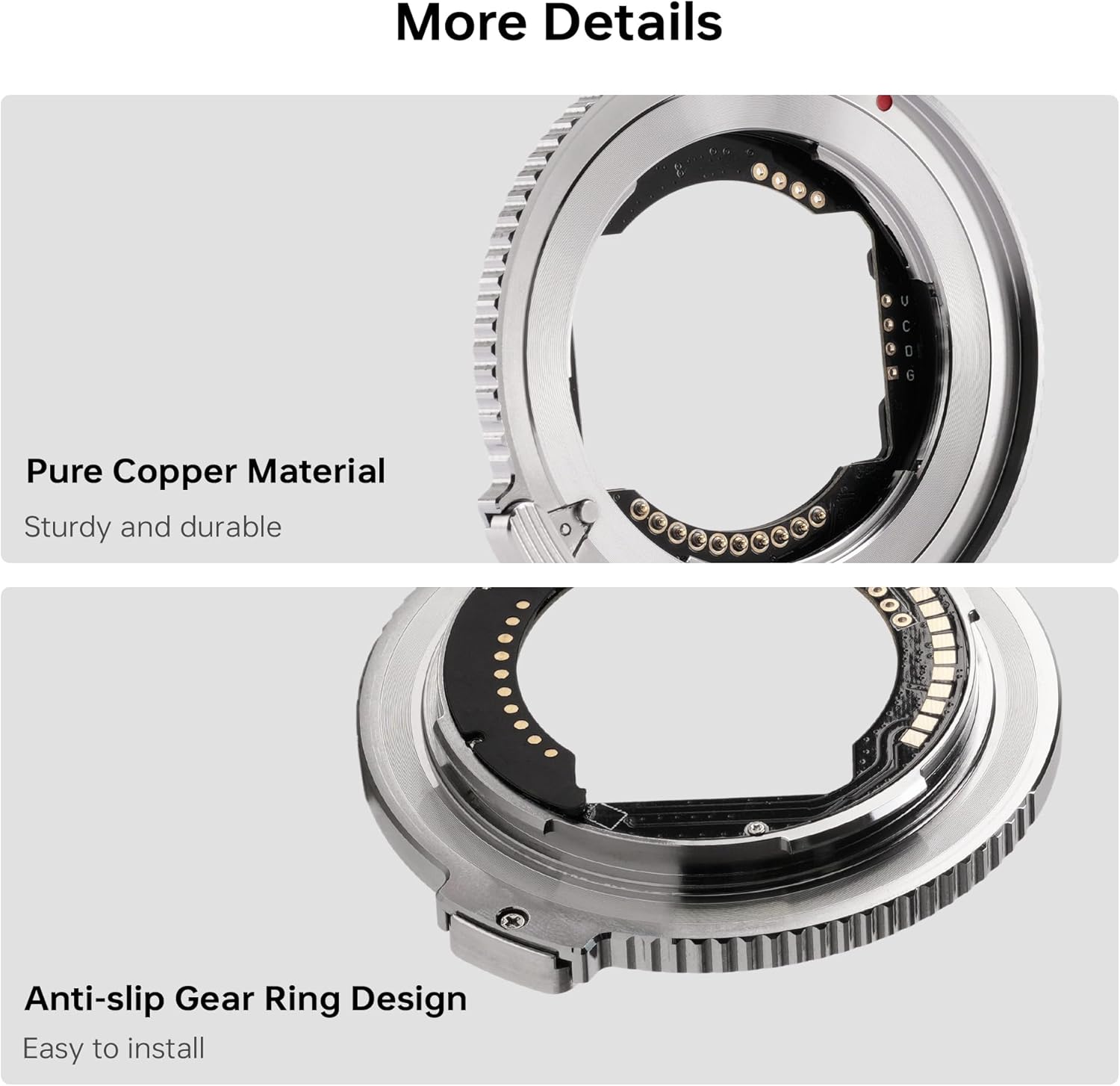 VILTROX E-Z Lens Adapter Auto Focus Adapter Compatible with Sony E-Mount Lens to Mirrorless Nikon Z-Mount Cameras Z5 Z50 Z6 Z6II Z7 Z7II Zfc