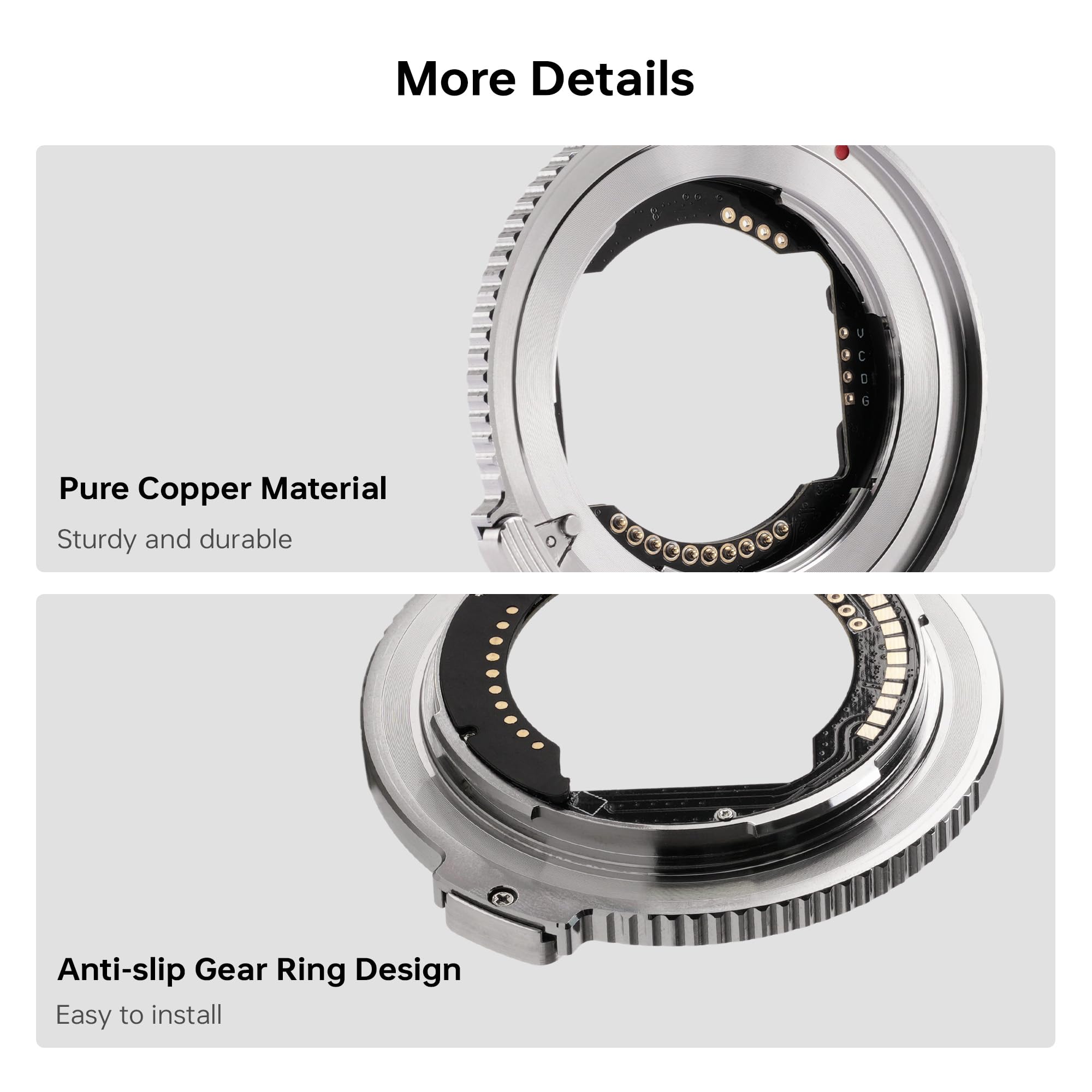 VILTROX E-Z Objektivadapter Autofokus Konverter für Nikon Z Mount Z5 Z50 Z6 Z6II Z7 Z7II Zfc spiegellose Kameras