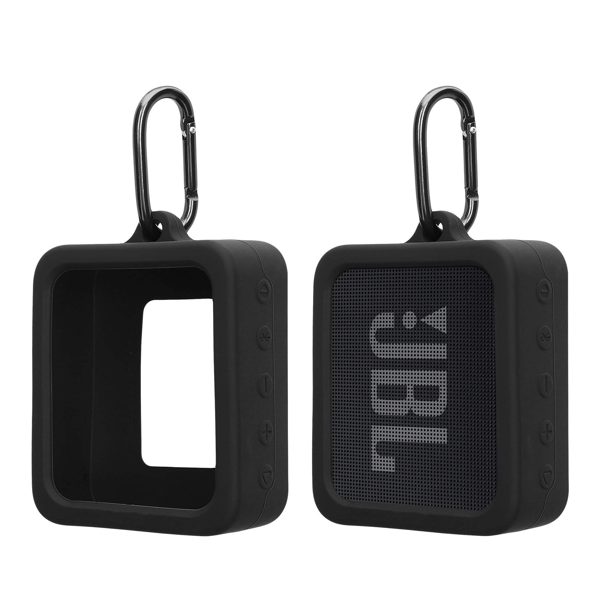 kwmobile Silikonowe etui do JBL Go Essential Case - pokrowiec ochronny na mini głośnik - skórka rękawa w kolorze czarnym