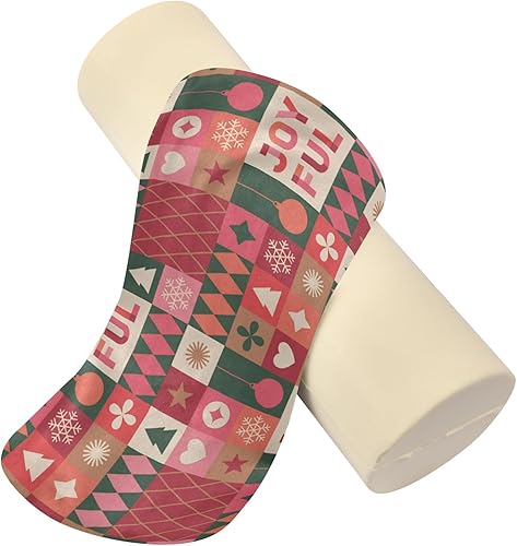 Miniatura 4 de JUNZAN Christmas Ornament Elements Bolster Pillows for Bed Therapeutic Neck Roll Pillow Round Pillow Form for Cervical Support Cushion Insert