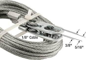 Amazon.com: Prime-Line GD 52262 Extension Spring Cable Set, 1/8 In