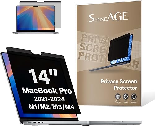 Miniatura 9 de SenseAGE Pantalla de privacidad para MacBook Air de 15 pulgadas M2M3 (modelo A2941A3114), protector de pantalla magnético de instalación, filtro de