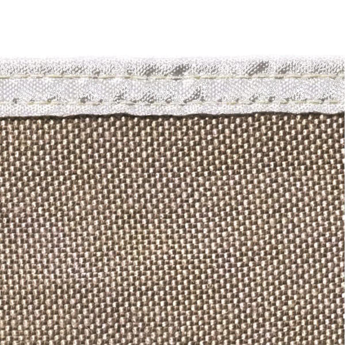 Toile anti chaleur 2 x 2 m ignifugée M0 Couverture anti-feu 550°C Fibre de verre induction Polyuréthane Haute protection