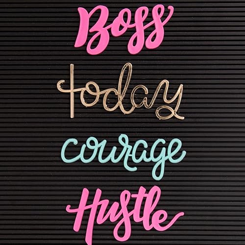 Miniatura 3 de DCWVE - Troqueles troquelados con un paquete de palabras (4) LP-006-00026, Boss LadyOffice