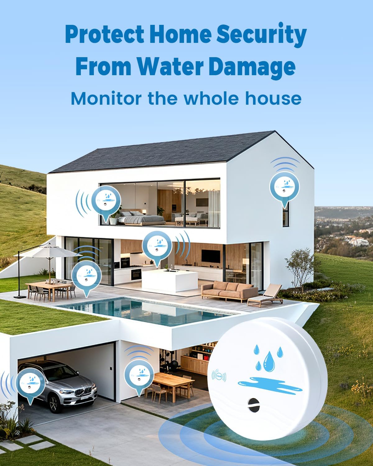 15 Pack Water Leak Detectors for Home