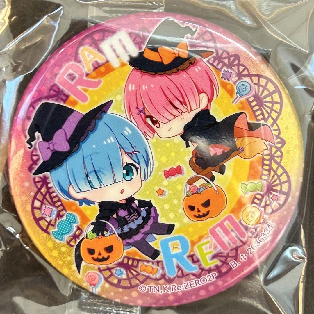 Amazon.co.jp: reゼロから始める異世界生活 リゼロ レム ラム 缶バッジ