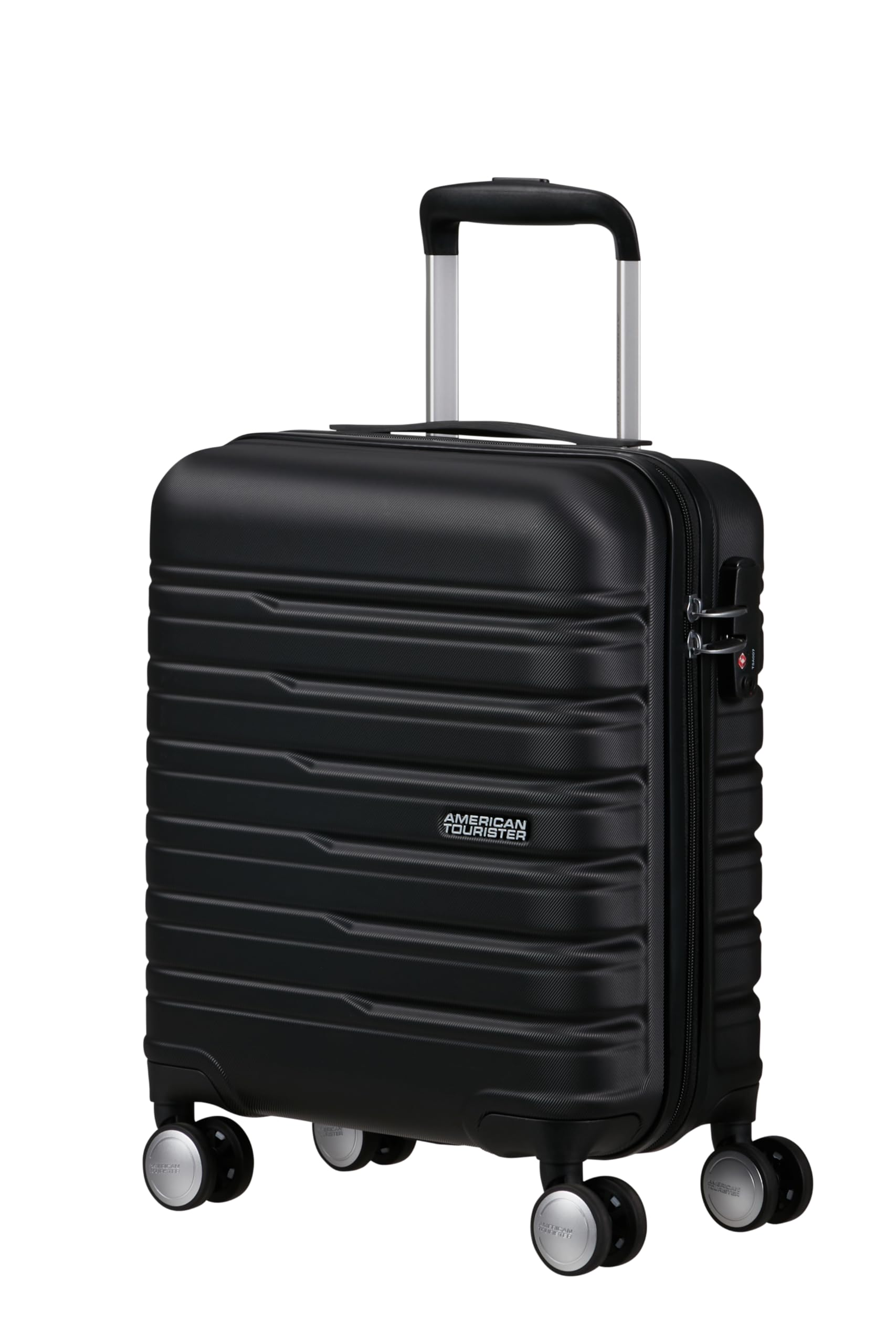American Tourister Flashline - Spinner S, Hand Luggage, 45 cm, 23L, Black (Shadow Black)
