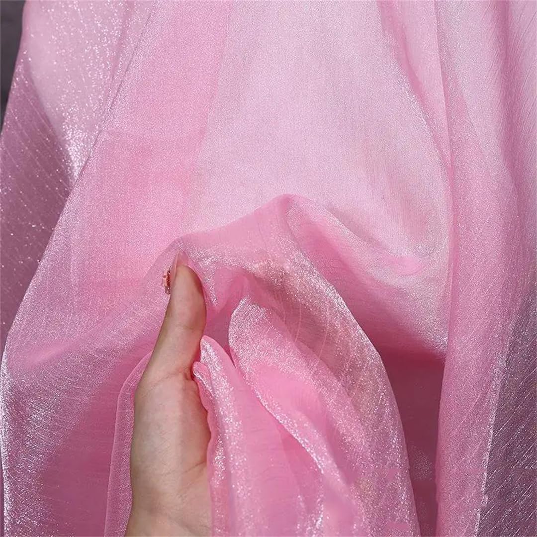 Organza Fabric， Organza Fabric Multicolor 100cm x 150cm for Decoration Clothing Sewing(9 Pnnrk)