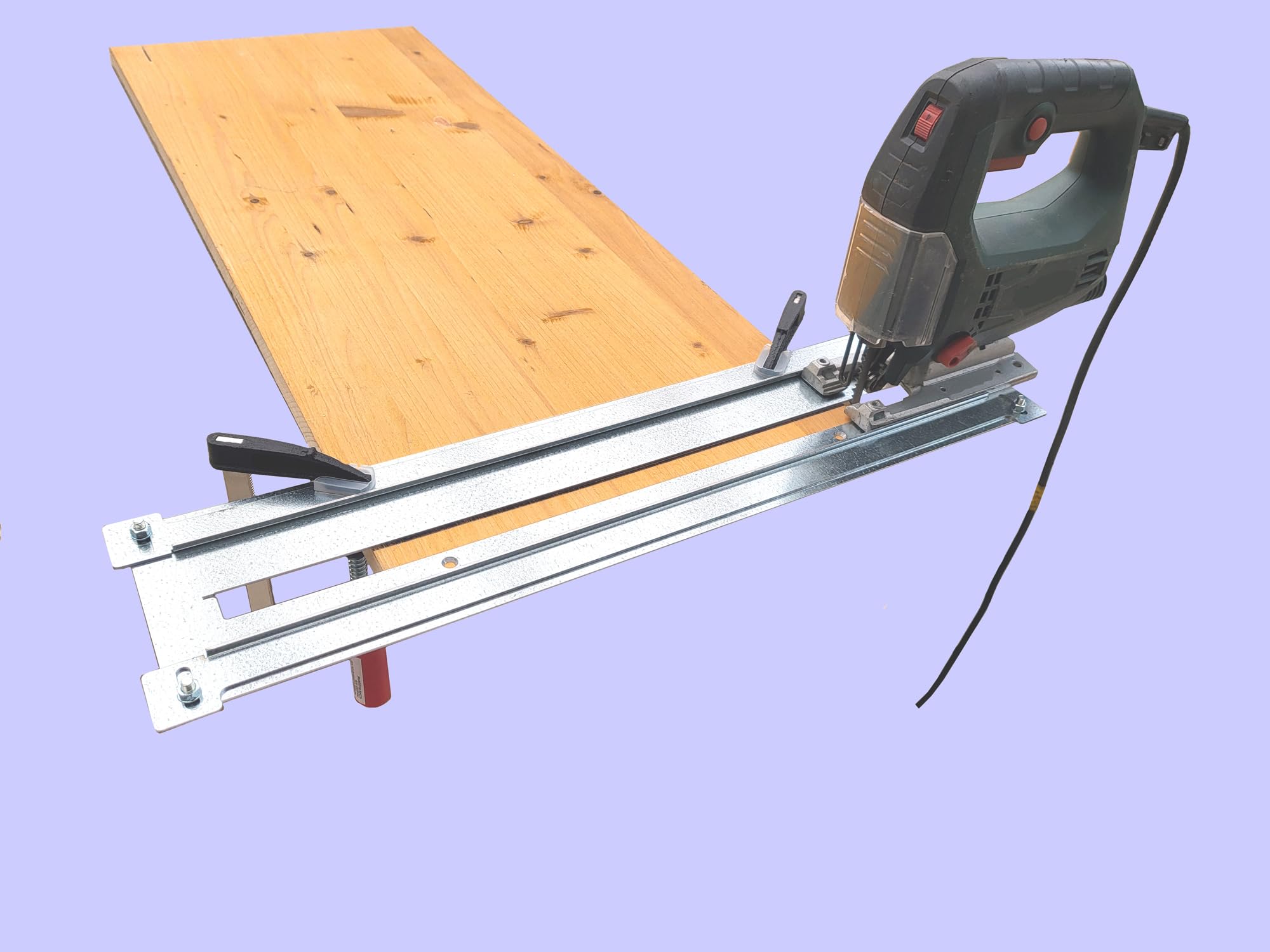 Guide de coupe pour scie circulaire et scie sauteuse