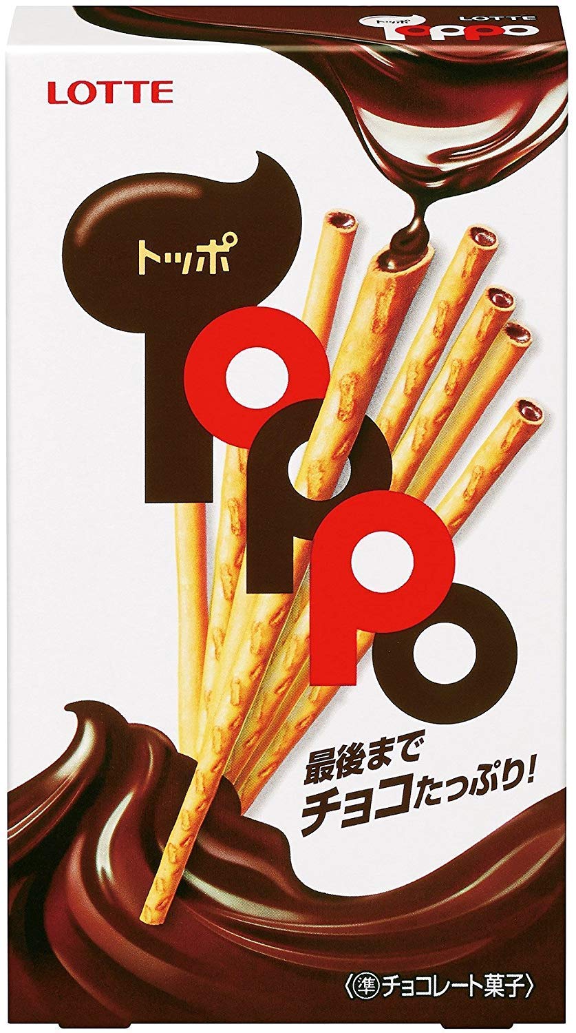 Toppo 2.5oz 5pcs Japanese Chocolate Snacks Ninjapo