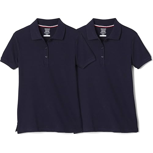 French Toast Men's Short Sleeve Pique Polo Shirt (Standard & Husky)