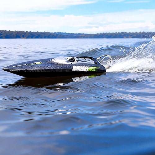 Miniatura 4 de 25inch UDI022 Large Remote Control Boat for Adults Experts 14y+ Alloy Tail Kits RC Brushless Watercraft 50km/h 31mph 3S/4S Battery & LED 4WD