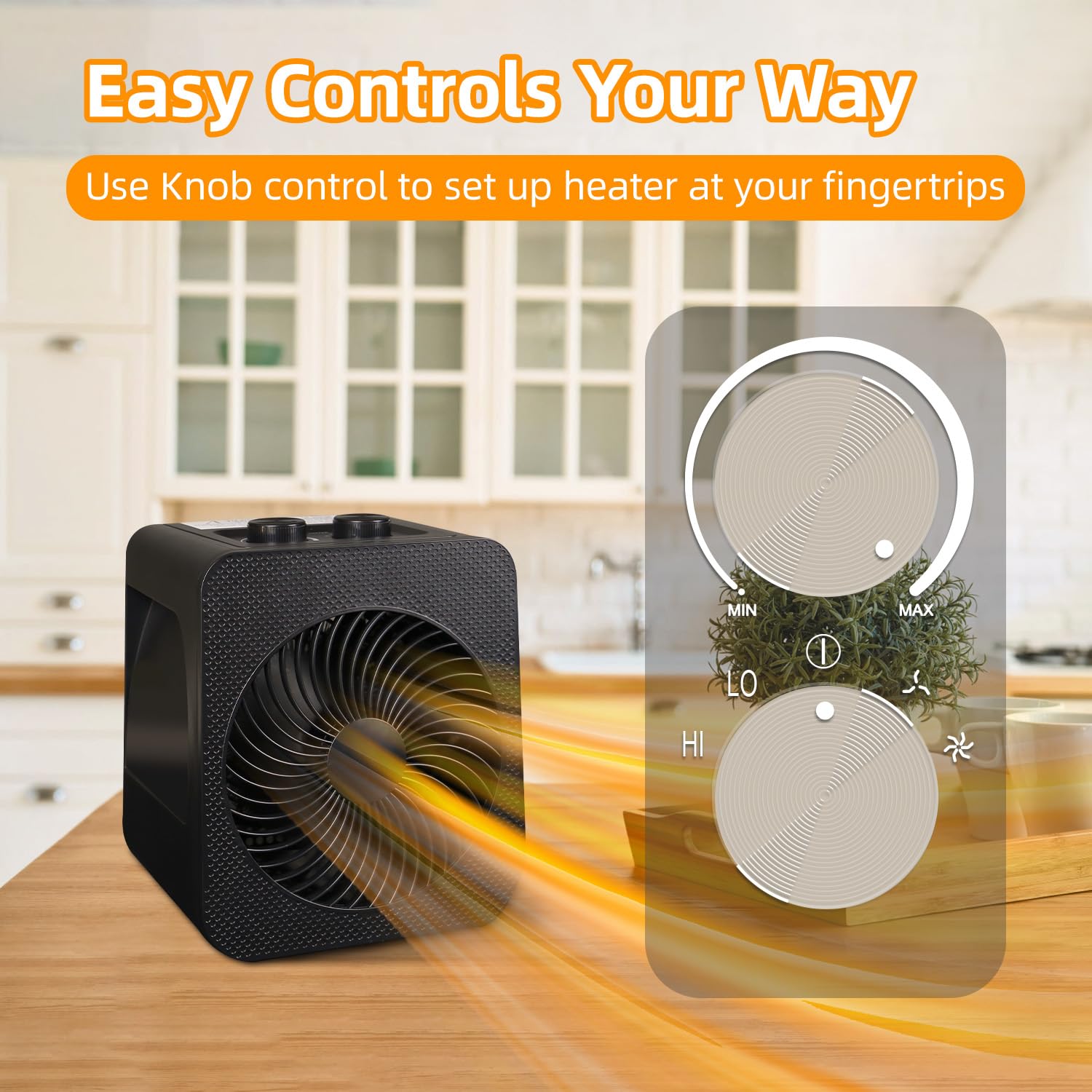 Home Decor Senville In Portable Heater, High Velocity Fan