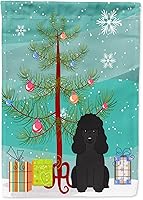 Vista 1318 de Caroline's Treasures BB4243GF Bandera de jardín con texto en inglés «Merry Christmas» con texto en inglés «Merry Christmas», bandera decorativa