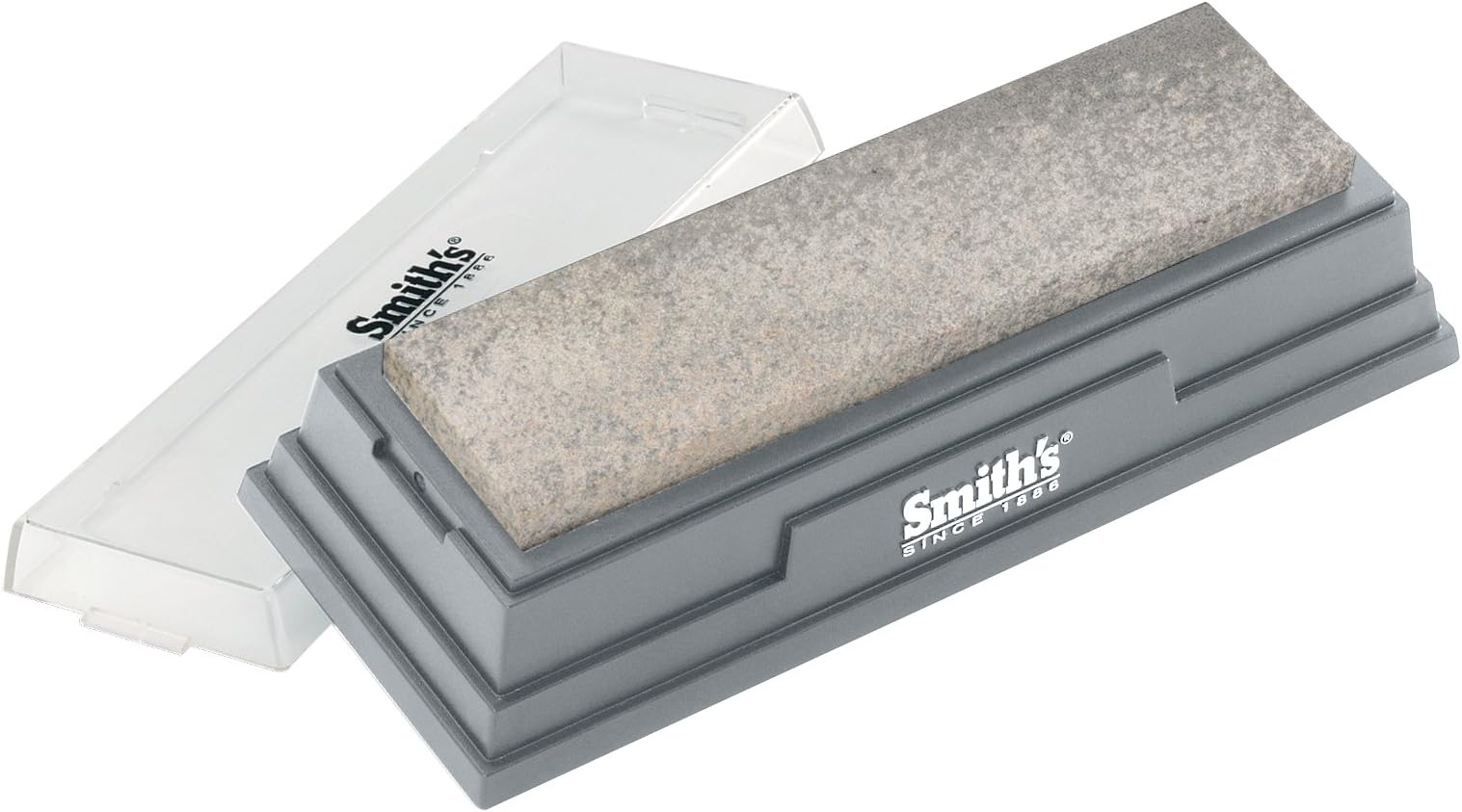 Smith's MBS6 6-Inch Natural Arkansas Bench Stone,Black