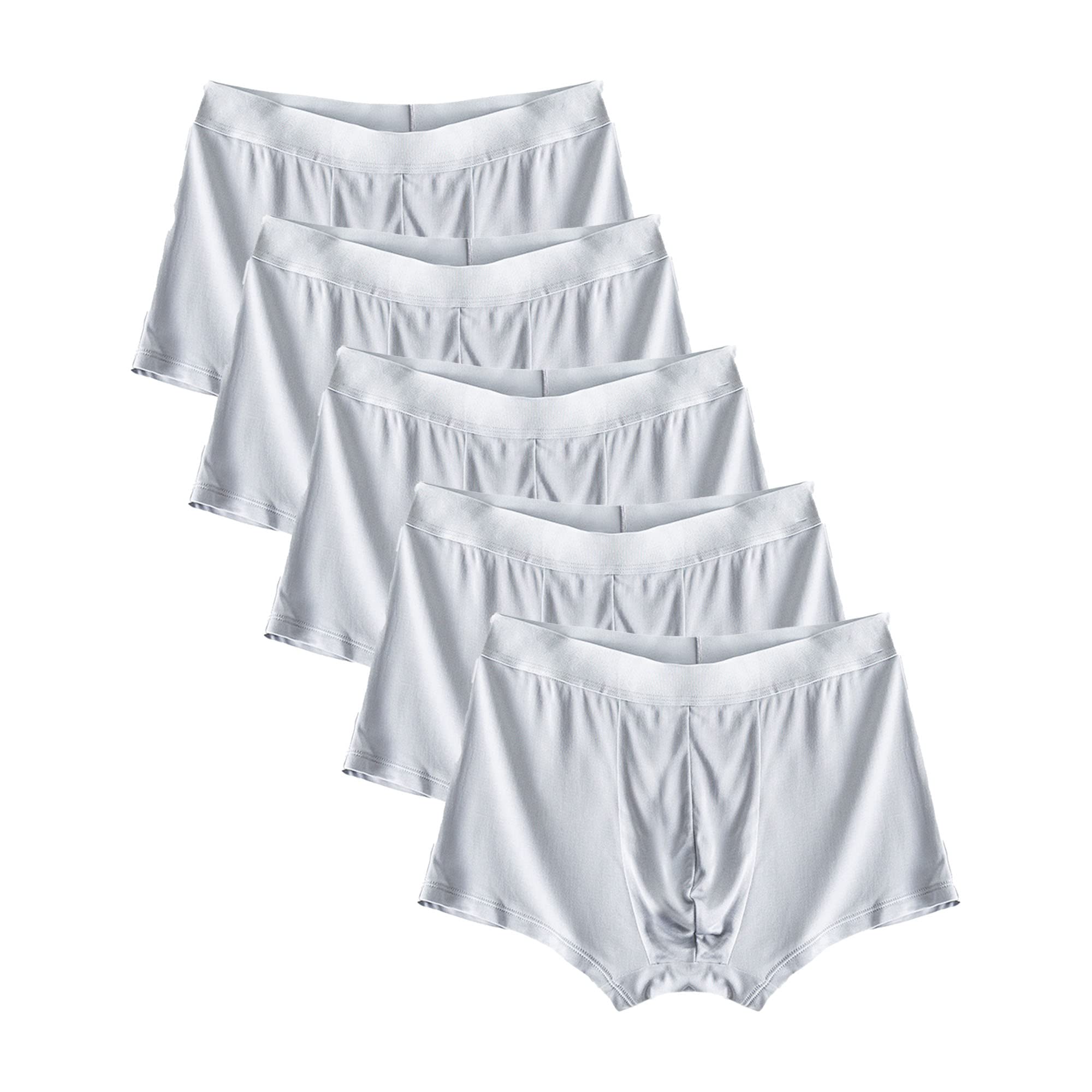 JEShifangjiusu Calzoncillos tipo bóxer para hombre, sin costuras, bolsa de apoyo suave, cómoda, transpirable, absorbe la humedad