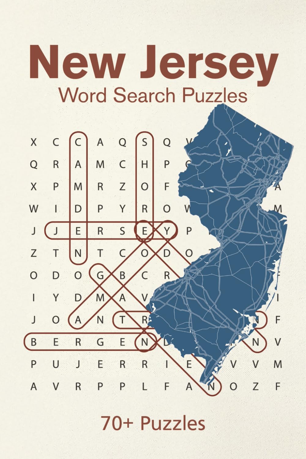 New Jersey Word Search Puzzle Book: 70+ Puzzles Celebrating New Jersey Cities, the Shore, Culture, and Landmarks